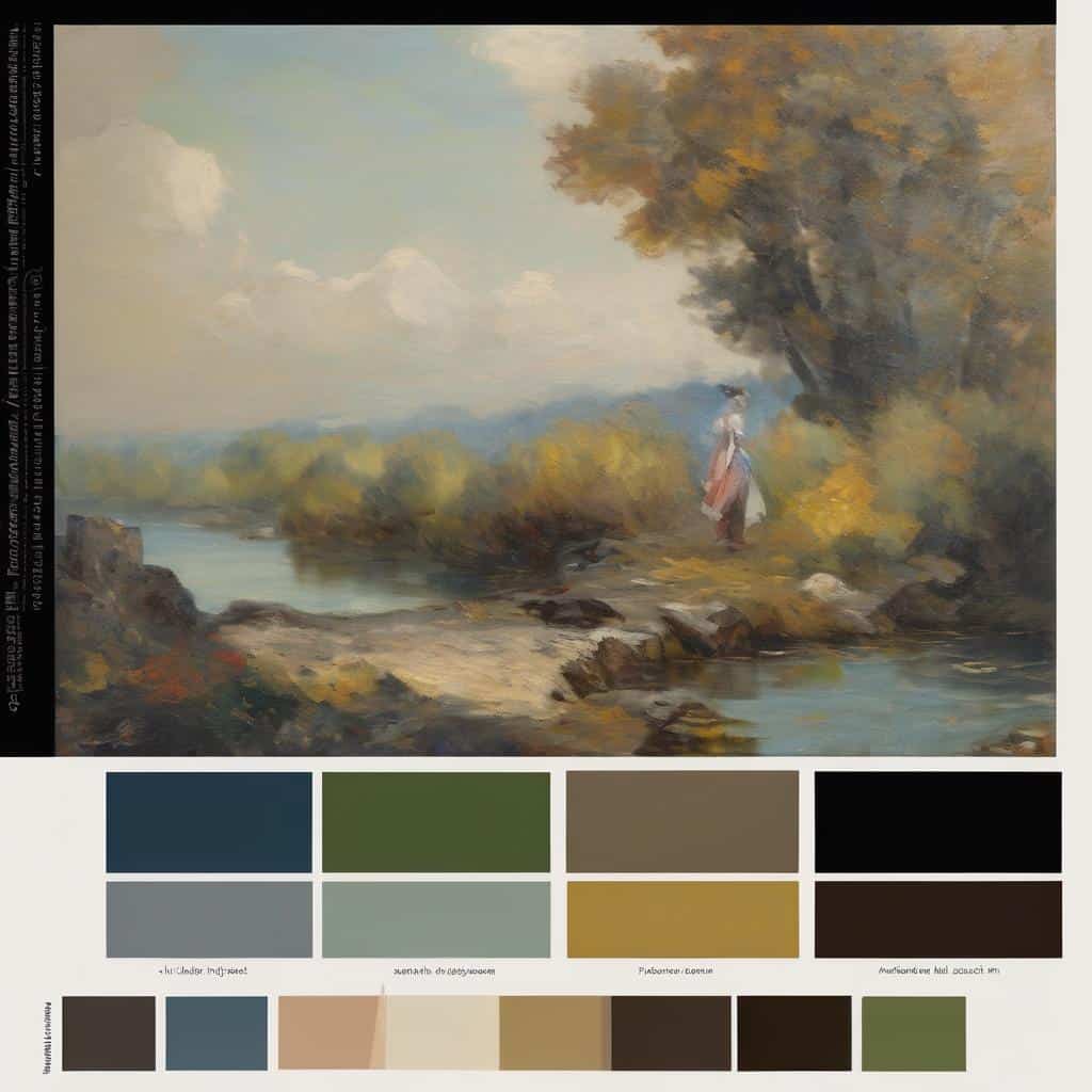 Ουάζ και φύση με καλλιτεχνική καινοτομία σε πίνακα γκραβούρας.