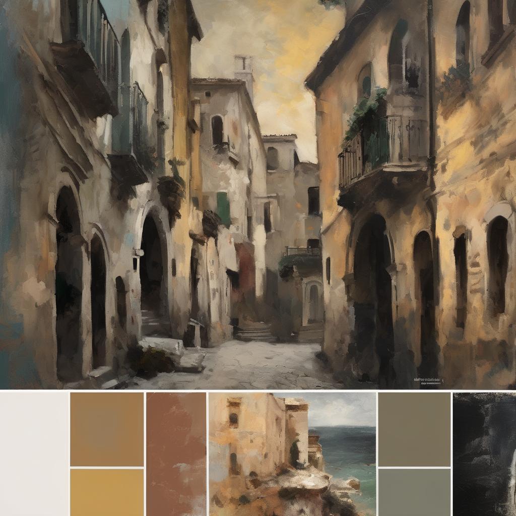 Το στιλ και οι τεχνικές του ζωγράφου Francesco CONTI