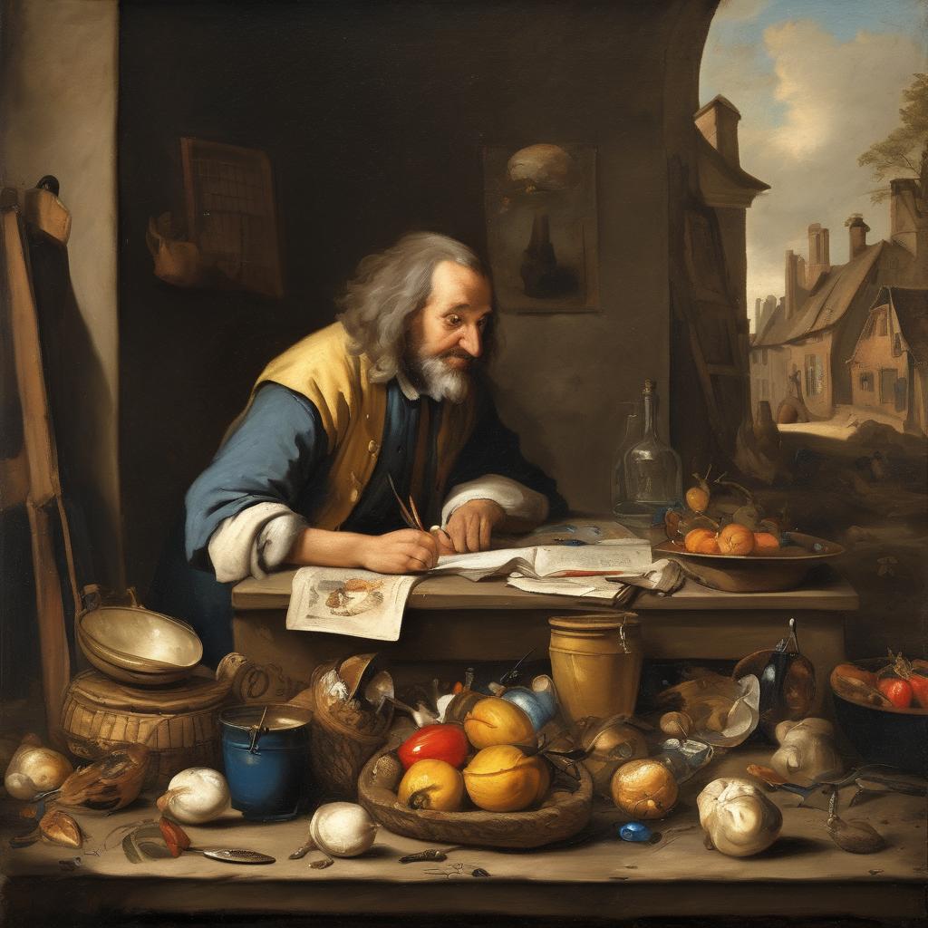 Το ύφος και η τεχνική του Abraham TENIERS
